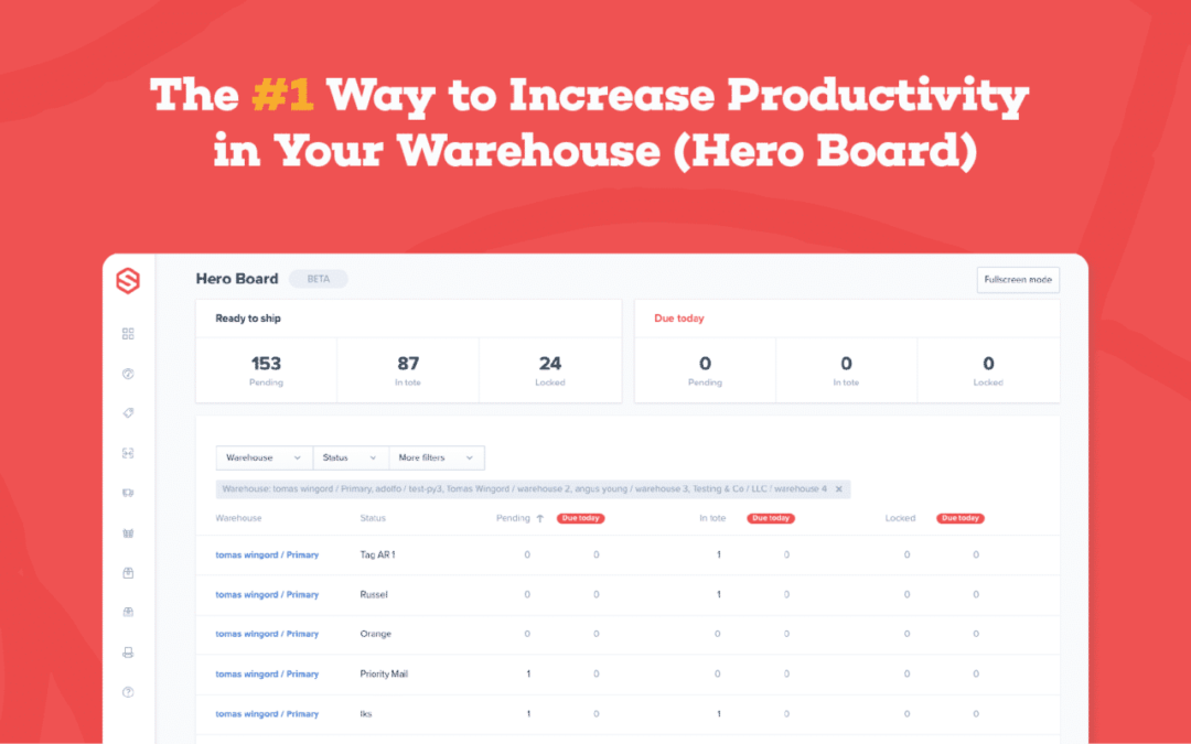 The #1 Way to Increase Productivity in Your Warehouse (Hero Board)