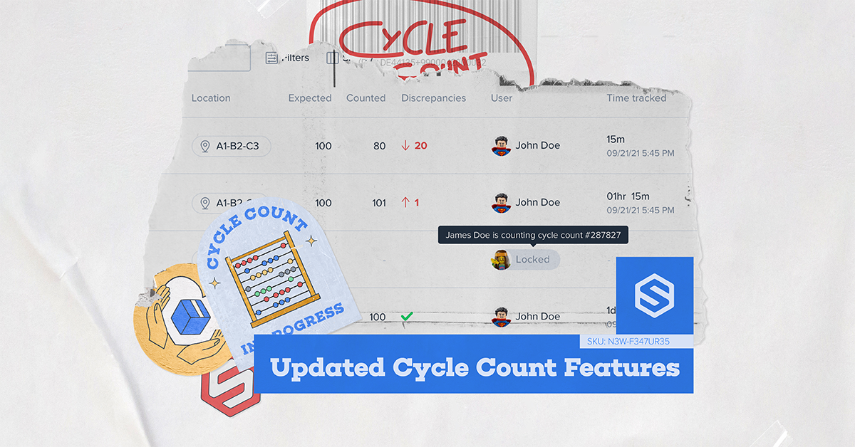 Screenshot Graphic for Cycle Count Features