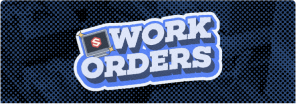 Stickers with title Work Orders Feature Walkthrough