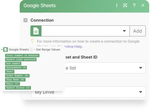 Update Orders using Google Sheets Update Orders using Google Sheets