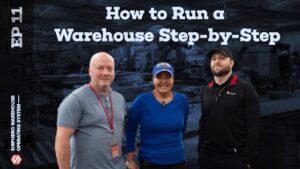Title card for Ep11 of Warehouse Operating System Series: How to run a warehouse step-by-step